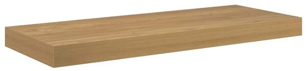 Falpolc Falra szerelhető tárolóval Barna 60 x 23 x 4 cm Faanyag