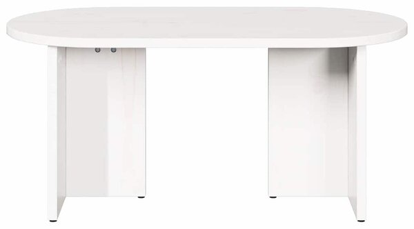 Dohányzóasztal Fehér 80 x 39.5 x 35 cm Tömör fenyőfa