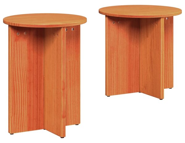 Dohányzóasztal 2 pcs Faggyú barna