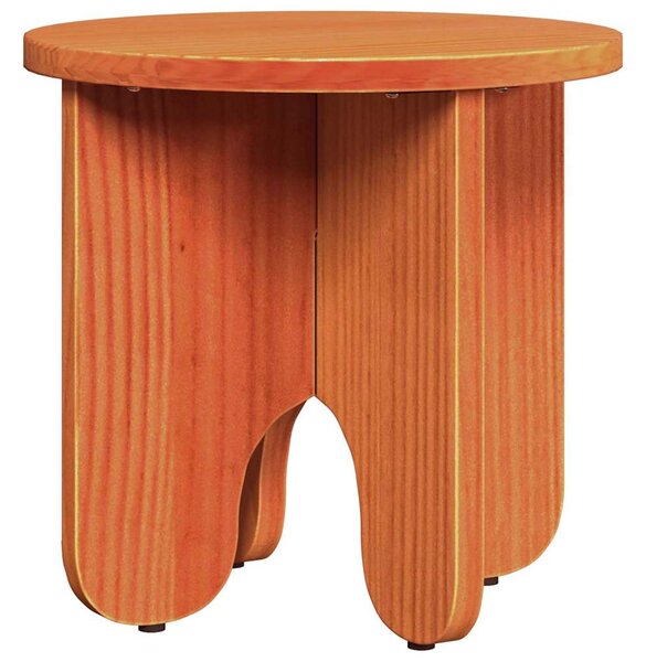 Dohányzóasztal 2 pcs Faggyú barna Tömör fenyőfa