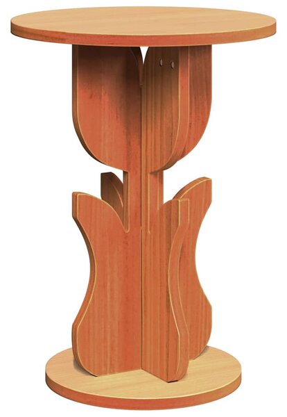 Dohányzóasztal Faggyú barna 39,5 x 39,5 x 53,5 cm Tömör fenyőfa