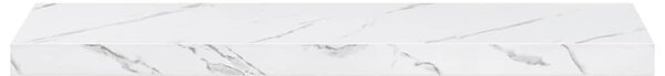 Falpolc tárolóval 4 pcs Fehér márvány 80 x 23,5 x 4 cm Faanyag