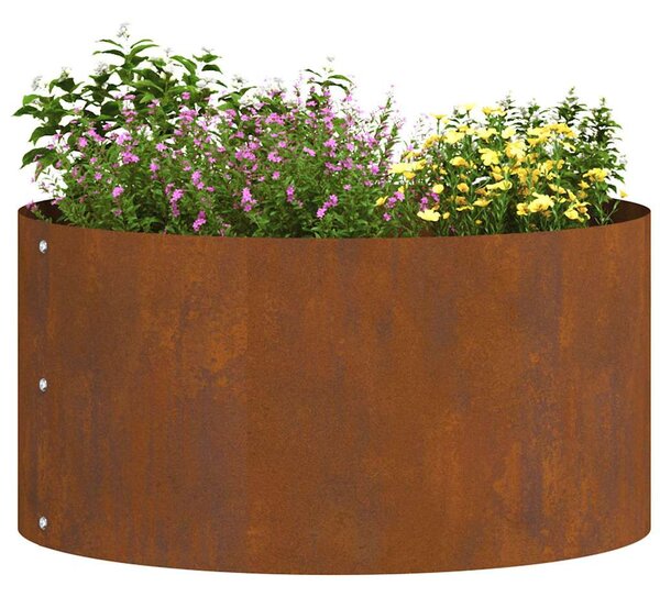 Kerti cserép Barna 40 x 40 x 20 cm Corten acél