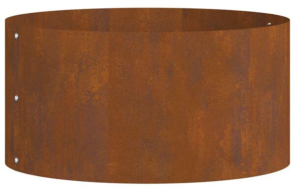 Kerti cserép Barna 40 x 40 x 20 cm Corten acél
