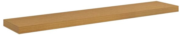 Falpolc Falra szerelhető Bézs 120 x 23,5 x 3,8 cm Szerelt Fa