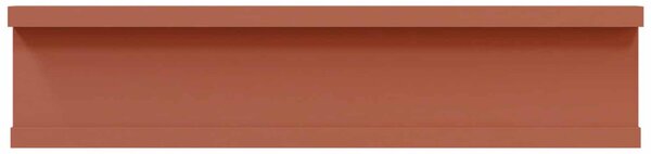 Falpolc polcokkal tárolóval 4 pcs Piros 40 x 9 x 3 cm Faanyag