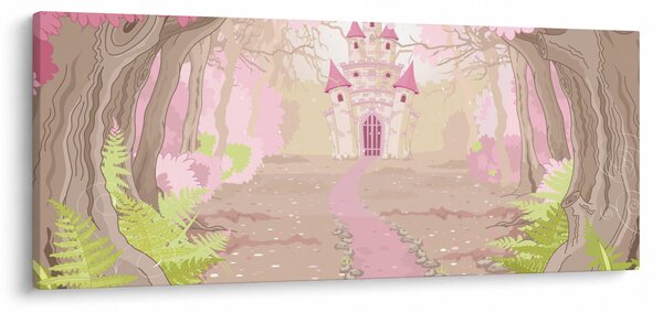Kép - Utazás a rózsaszín királyságba (120x50 cm)