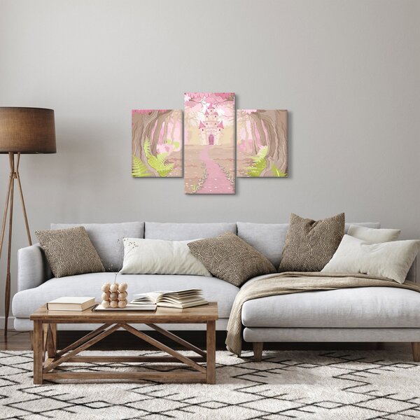 Kép - Utazás a rózsaszín királyságba (90x60 cm)