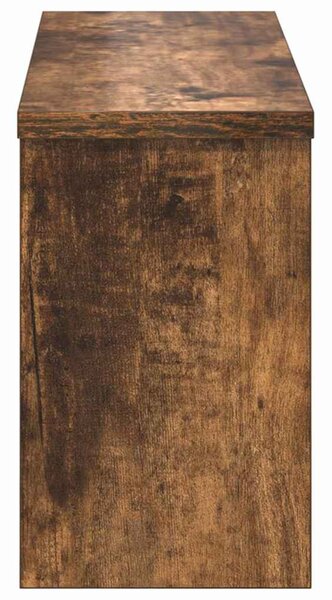 Fali Kabáthorog polcokkal Füstölt tölgy 50 x 16 x 26 cm Faanyag