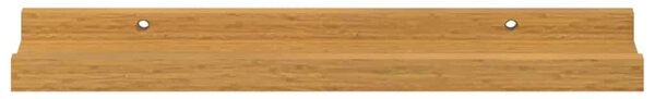 Falpolc polcokkal tárolóval 2 pcs Bézs 40 x 9 x 3 cm Faanyag