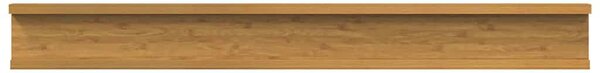 Falpolc polcokkal tárolóval 2 pcs Bézs 80 x 9 x 3 cm Faanyag
