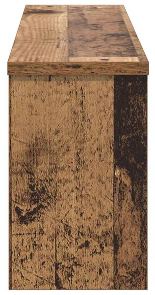 Fali Kabáthorog polcokkal Öreg fa 75 x 16 x 26 cm Faanyag