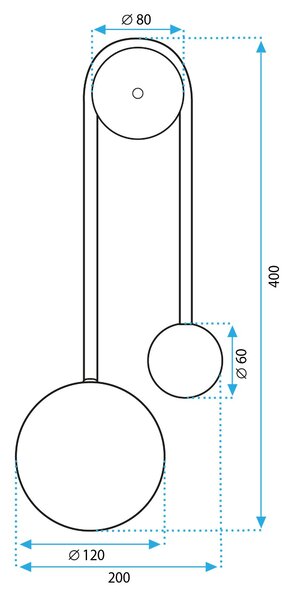 Fali lámpa APP1474-W GOLD