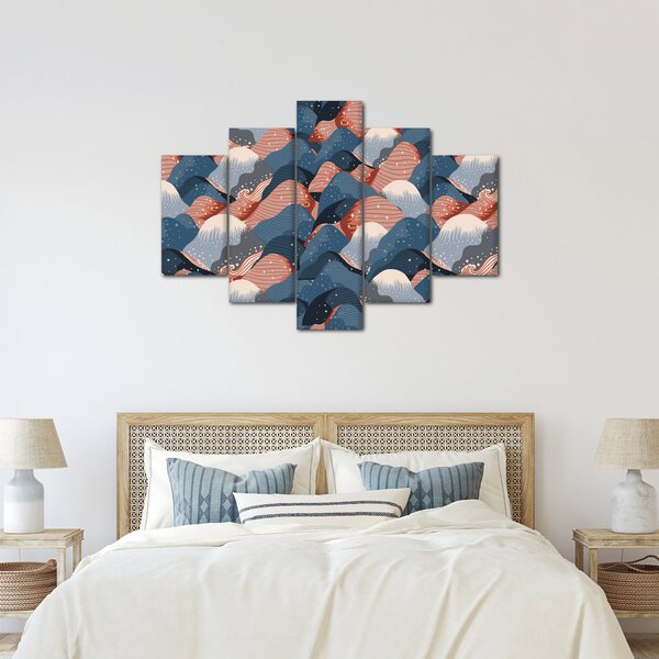 Kép - Hullámok és dombok (150x105 cm)