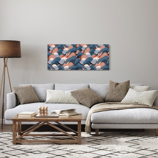Kép - Hullámok és dombok (120x50 cm)
