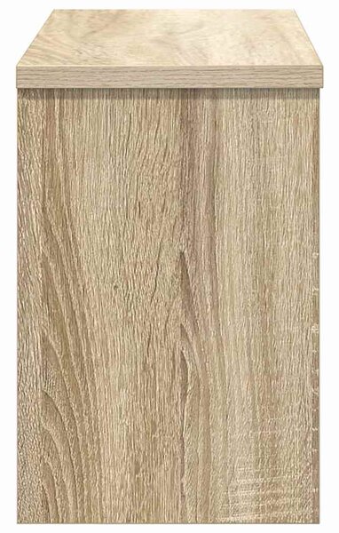 Fali Kabáthorog polcokkal sonoma tölgy 50 x 20 x 30 cm Faanyag