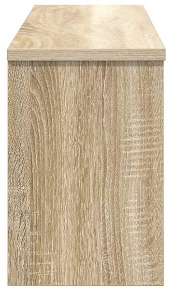 Fali Kabáthorog polcokkal sonoma tölgy 80 x 20 x 30 cm Faanyag