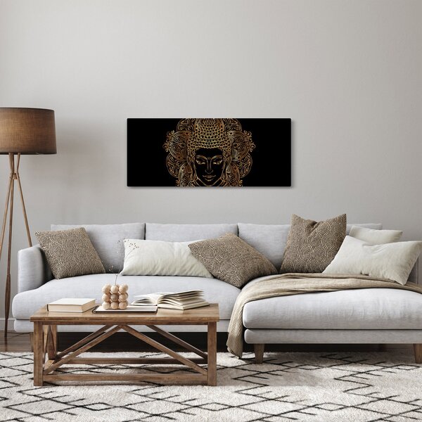 Arany Buddha képe (120x50 cm)