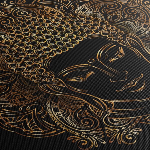 Arany Buddha képe (120x50 cm)