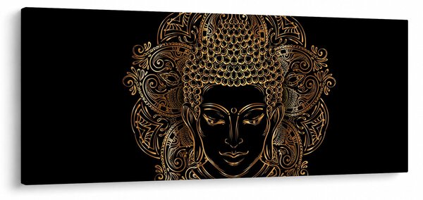 Arany Buddha képe (120x50 cm)