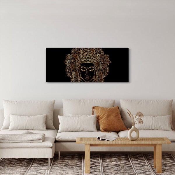 Arany Buddha képe (120x50 cm)