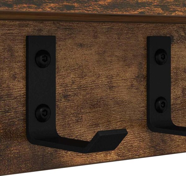 Fali Kabáthorog Füstölt tölgy 40 x 10,5 x 10,5 cm Faanyag