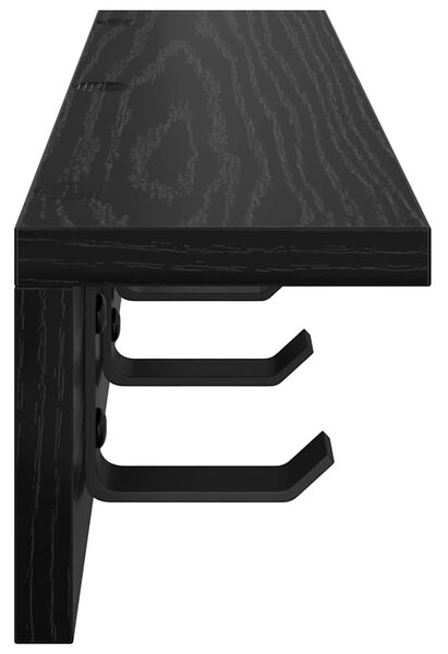 Fali Kabáthorog Fekete tölgy 40 x 10,5 x 10,5 cm Faanyag
