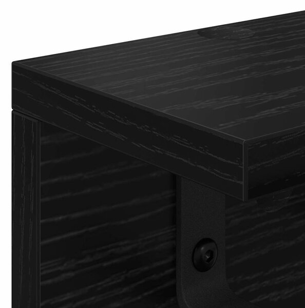 Fali Kabáthorog Fekete tölgy 100 x 10,5 x 10,5 cm Faanyag