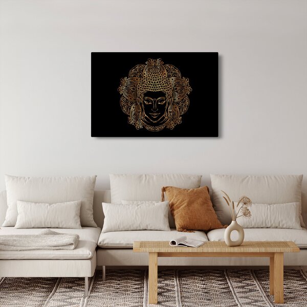 Arany Buddha képe (90x60 cm)