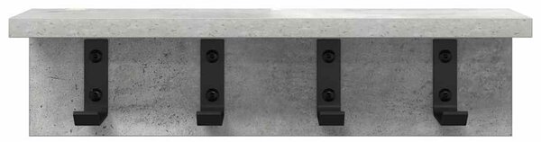 Fali Kabáthorog Beton Szürke 40 x 10,5 x 10,5 cm Faanyag