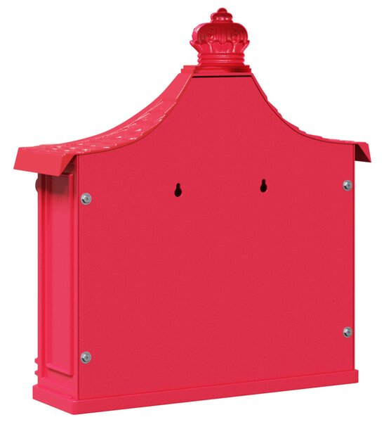 Fali Postafiók Piros 40.5 x 15.5 x 44 cm Öntött alumínium