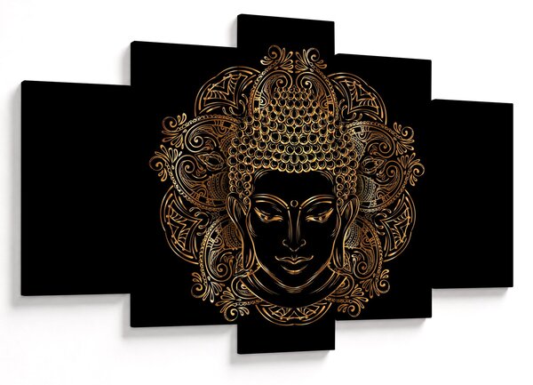 Arany Buddha képe (150x105 cm)