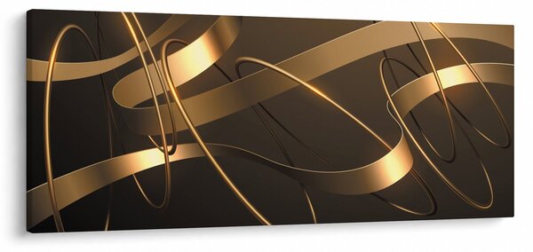 Kép - bronz szalagok (120x50 cm)