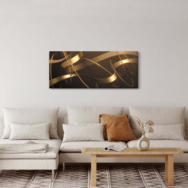 Kép - bronz szalagok (120x50 cm)