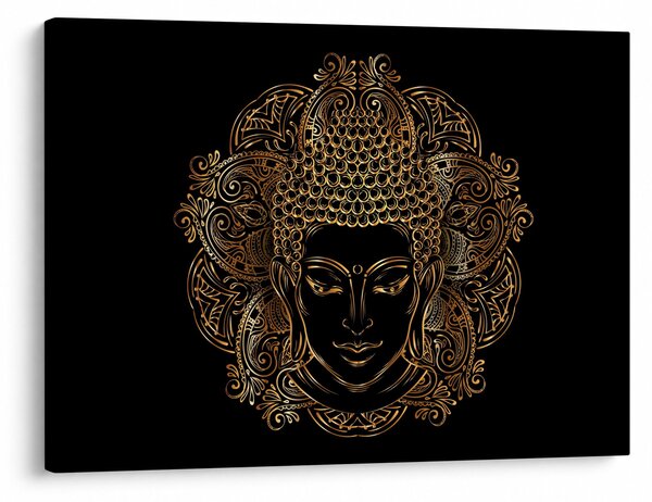 Arany Buddha képe (70x50 cm)