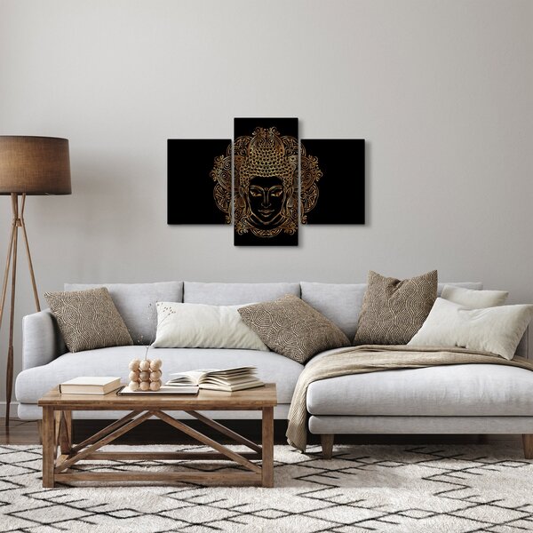 Arany Buddha képe (90x60 cm)