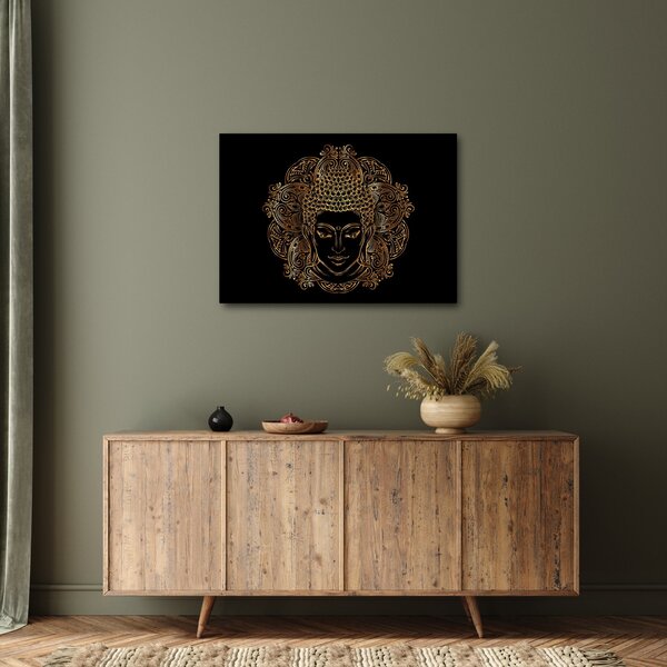 Arany Buddha képe (70x50 cm)