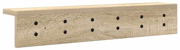 Fali Kabáthorog Sonoma tölgy 60 x 10,5 x 10,5 cm Faanyag