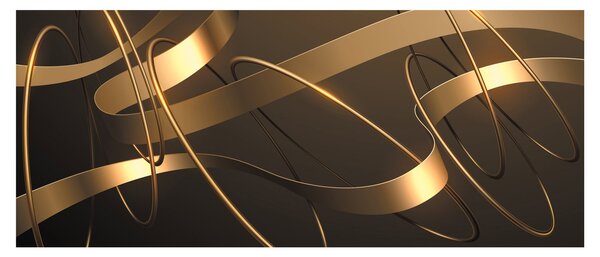 Kép - bronz szalagok (120x50 cm)