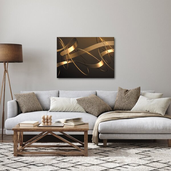 Kép - bronz szalagok (70x50 cm)