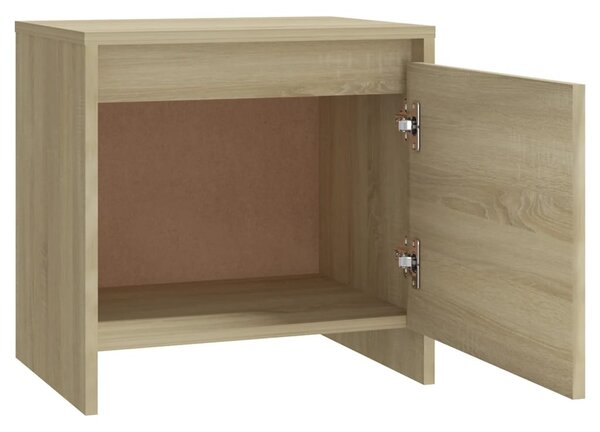 2 db sonoma tölgy éjjeliszekrény 45x34x44,5 cm