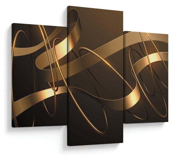 Kép - bronz szalagok (90x60 cm)