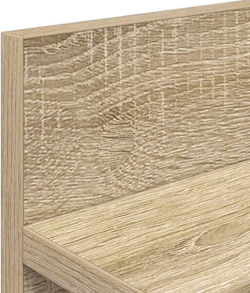Fali Kabáthorog Sonoma tölgy 60 x 10,5 x 18 cm Faanyag