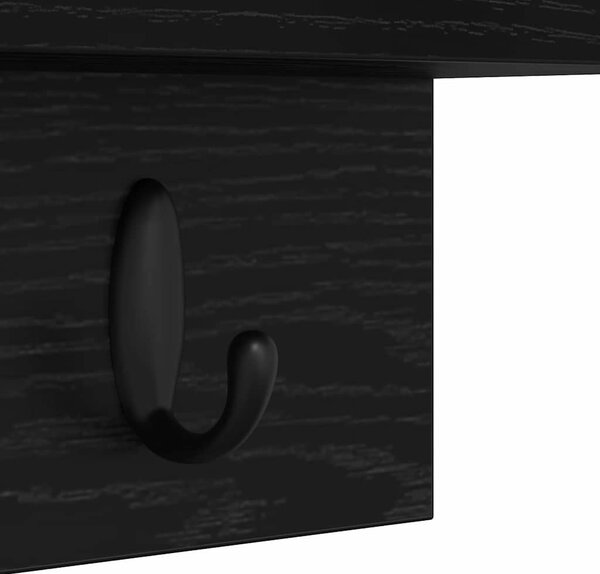 Fali Kabáthorog Fekete tölgy 60 x 10,5 x 18 cm Faanyag