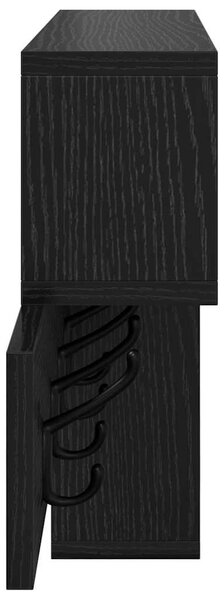 Fali Kabáthorog Fekete tölgy 100 x 12 x 43,5 cm Faanyag
