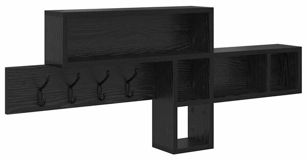 Fali Kabáthorog Fekete tölgy 100 x 12 x 43,5 cm Faanyag