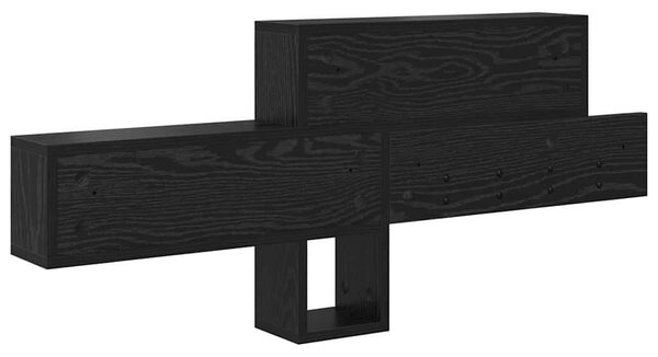 Fali Kabáthorog Fekete tölgy 100 x 12 x 43,5 cm Faanyag