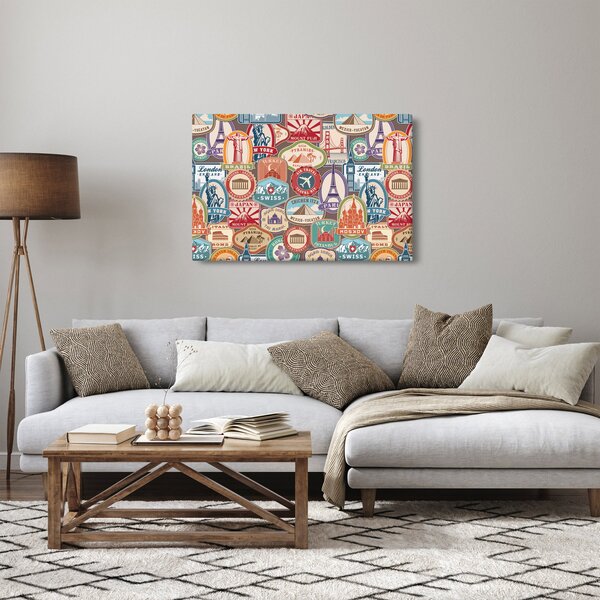 Egy utazó képe (90x60 cm)