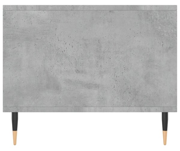 Betonszürke szerelt fa dohányzóasztal 90 x 50 x 40 cm