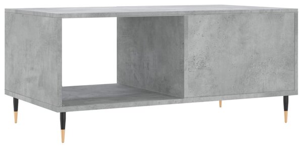Betonszürke szerelt fa dohányzóasztal 90 x 50 x 40 cm
